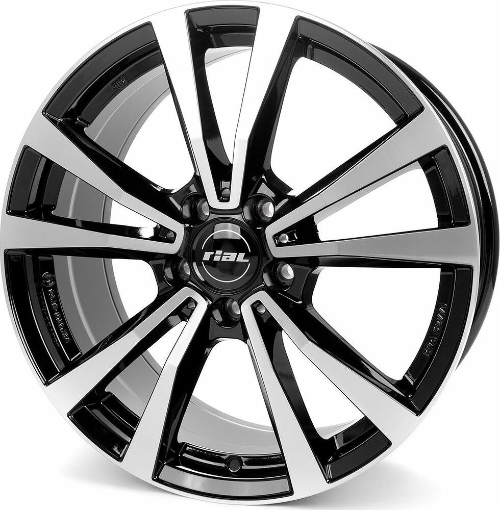 Rial M12 8x19 5x112 ET 38 Dia 66.5 Diamond Black