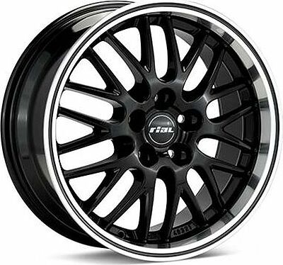 Rial Norano 8.5x18 5x110 ET 32 Dia 65.1 Diamont Black Lip Polished
