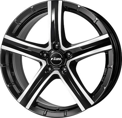 Rial Quinto 8x18 5x108 ET 35 Dia 63.4 Diamond Black
