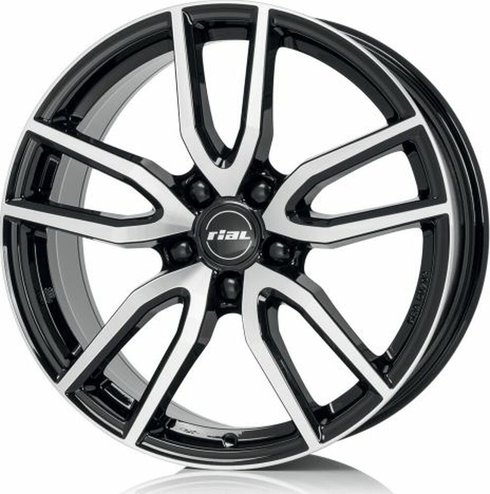 Rial Torino 7.5x17 5x112 ET 48 Dia 70.1 Diamond Black