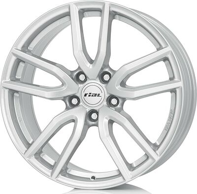 Rial Torino 8x18 5x112 ET 45 Dia 70.1 Polar Silver