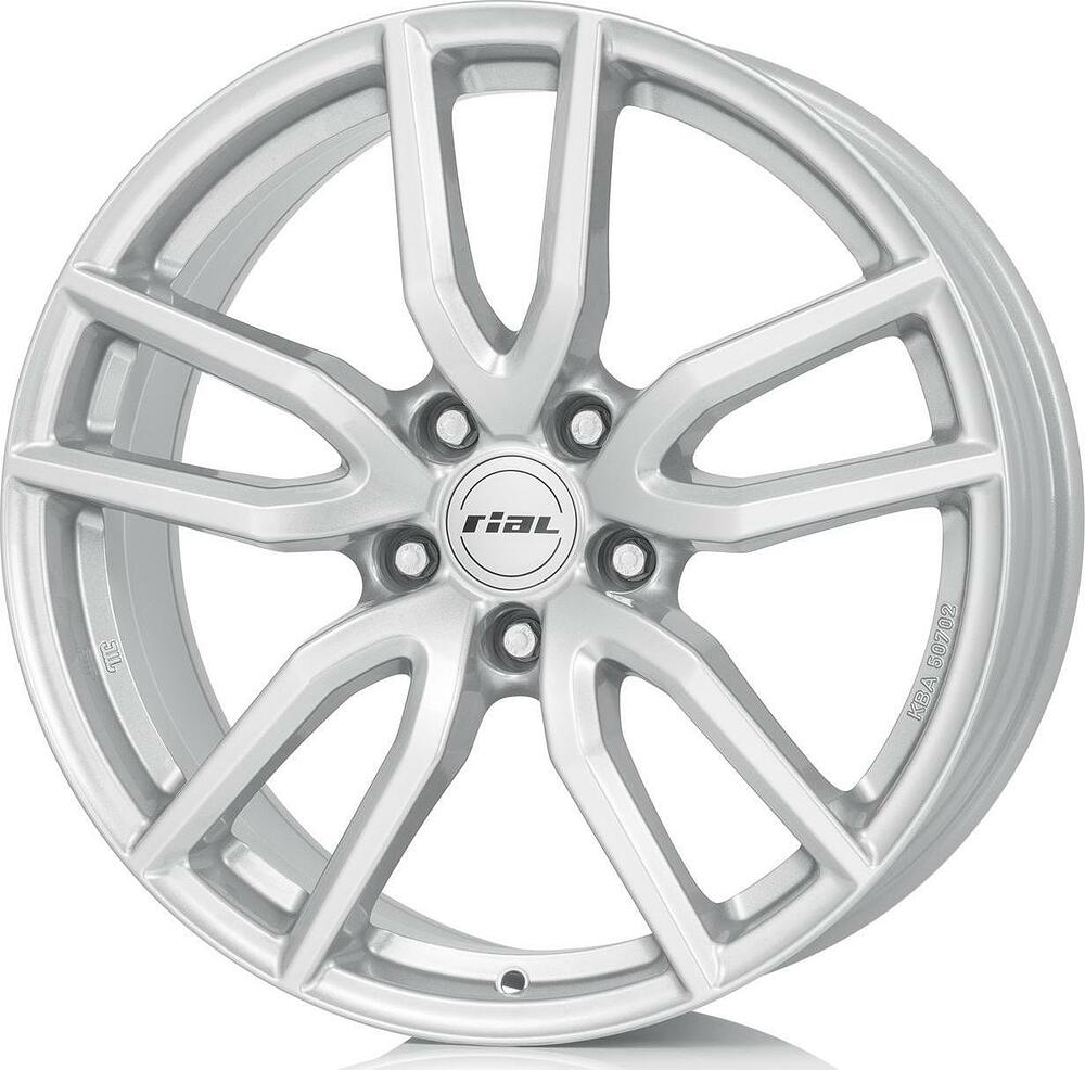 Rial Torino 8x19 5x112 ET 48 Dia 70.1 polar silver