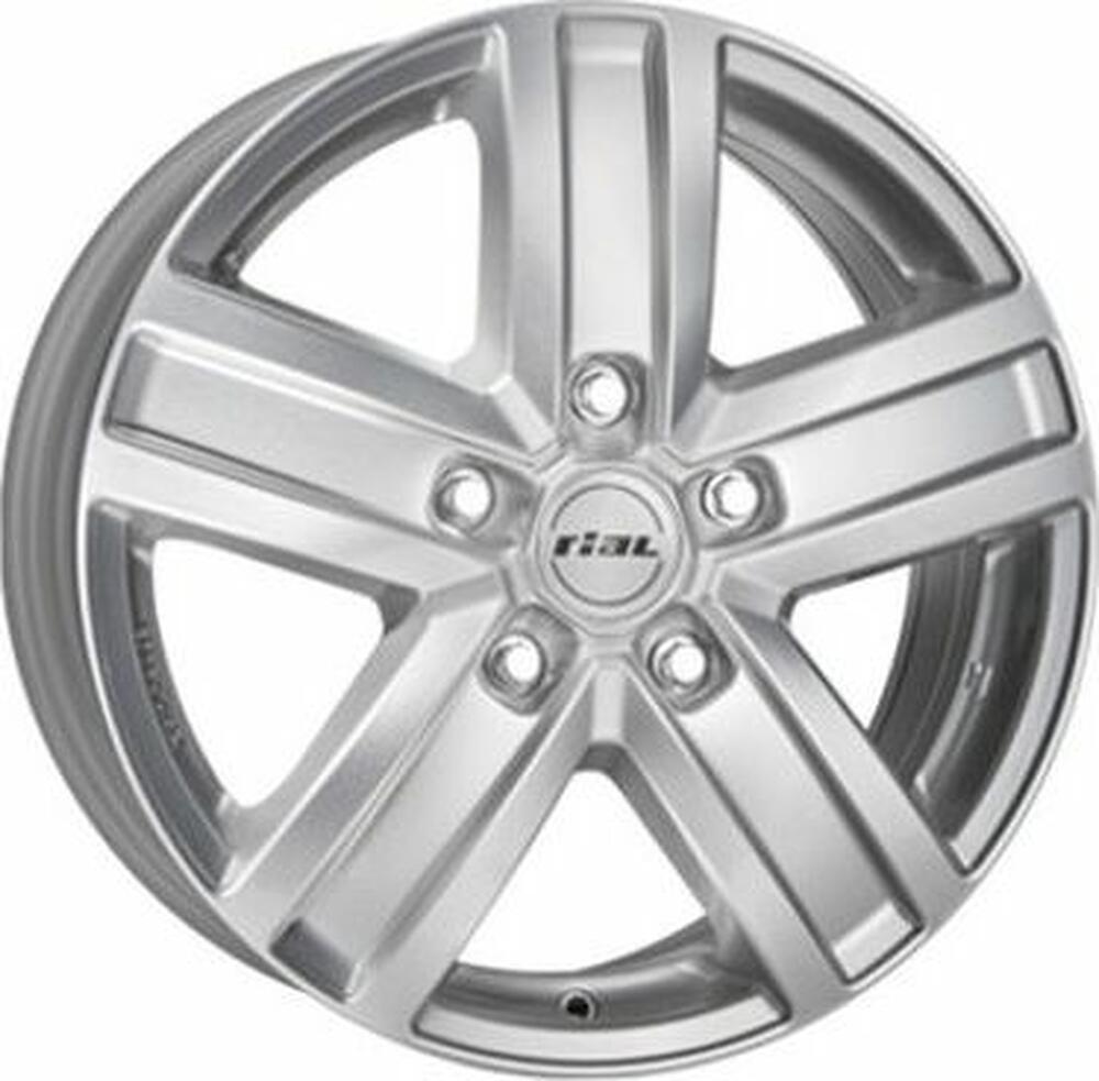 Rial Transporter 5 7x17 5x112 ET 55 Dia 66.5 Polar Silver