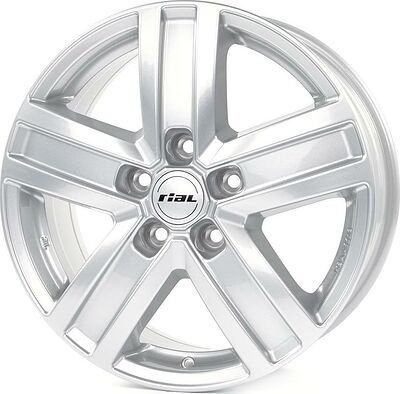 Rial Transporter 7x17 5x130 ET 66 Dia 89.1 polar silver