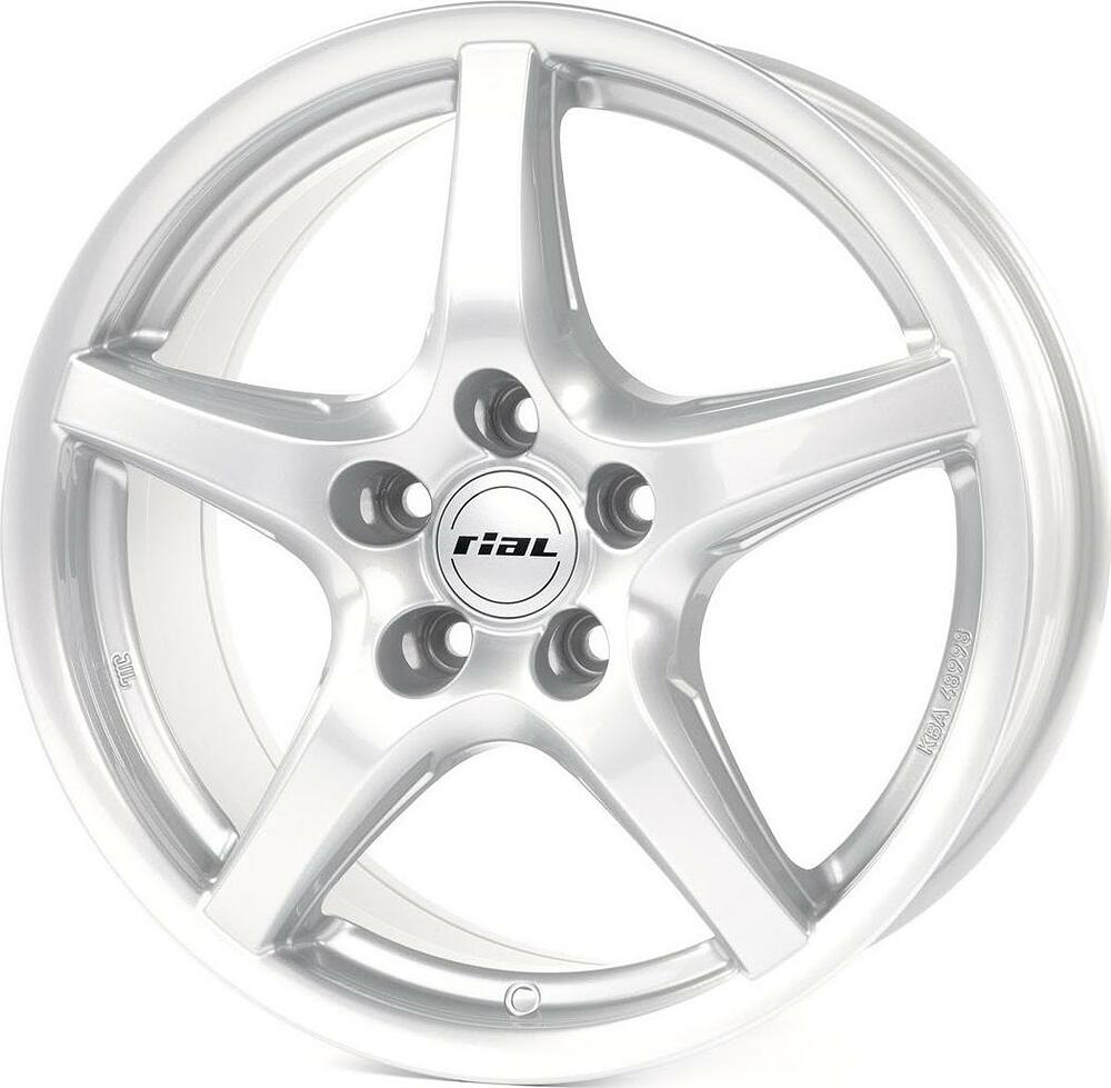 Rial U1 7.5x16 5x112 ET 45 Dia 66.5 polar silver