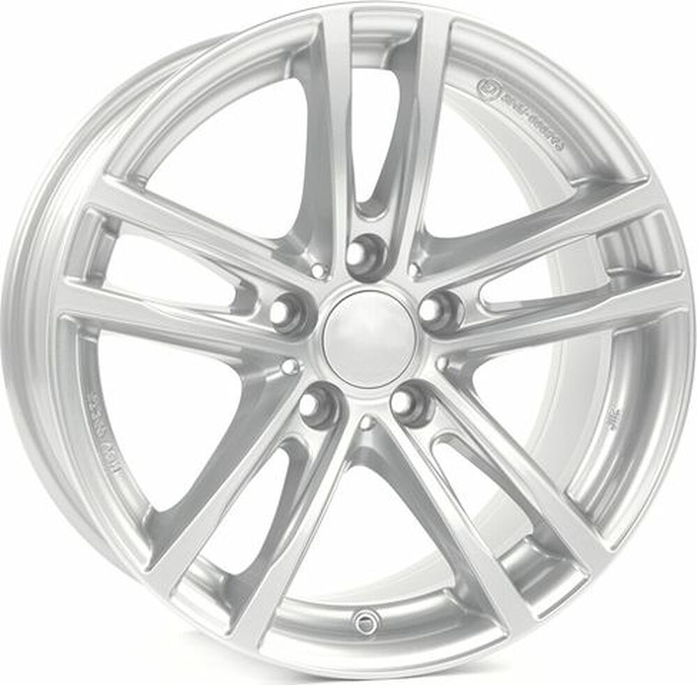 Rial X10 7x16 5x112 ET 47 Dia 66.5 polar silver