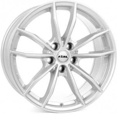 Rial X12 7x17 5x112 ET 40 Dia 57.1 polar silver