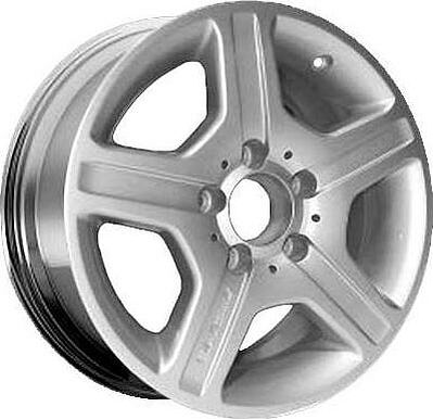 Roner RN1601 7x15 5x112 ET 37 Dia 66.6 silver