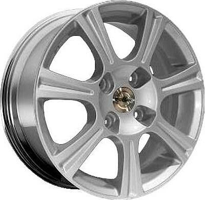Roner RN1902 6x15 4x114.3 ET 40 Dia 66.1 silver