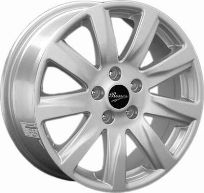 Roner RN1915 7x17 5x114.3 ET 45 Dia 66.1 silver