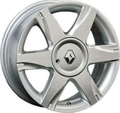 Roner RN2307 6x15 4x100 ET 50 Dia 60.1 silver