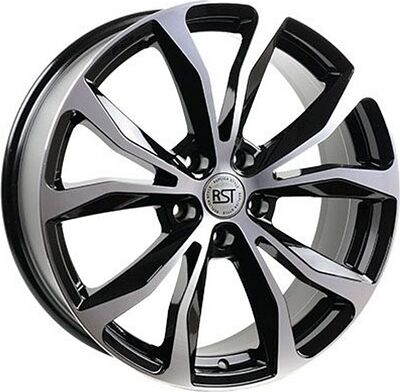 RST R009 7.5x19 5x100 ET 30 Dia 57.1 BK/FP
