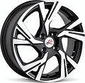 RST R075 6x15 4x100 ET 46 Dia 60.1 BK/FP