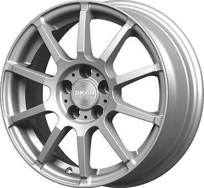 Скад Акита 6x15 4x100 ET 40 Dia 60.1 черный матовый