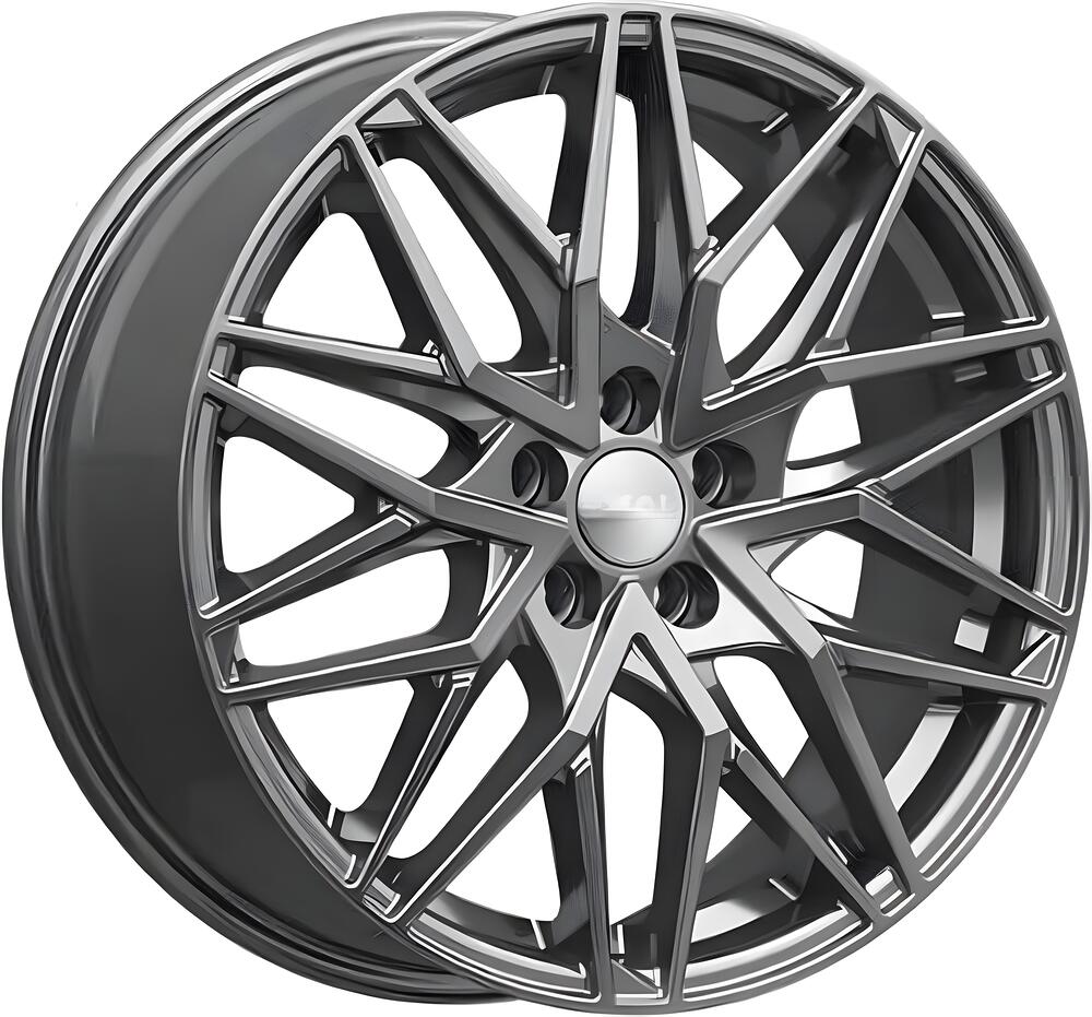 Скад Азимут 7x17 5x100 ET 38 Dia 57.1 графит
