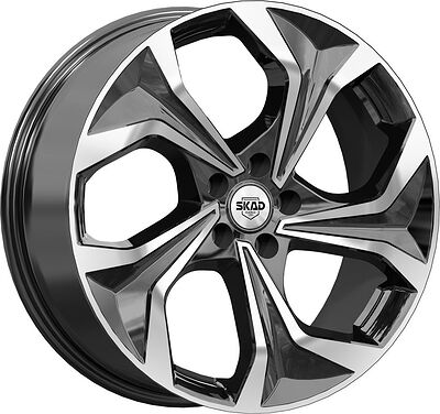 Скад KL-1163 Uni-T 7.5x19 5x114.3 ET 35 Dia 60.1 черный бархат