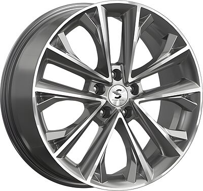 Скад КР012 FAW Bestune T55 7x18 5x114.3 ET 33 Dia 67.1 Diamond Gloss Graphite