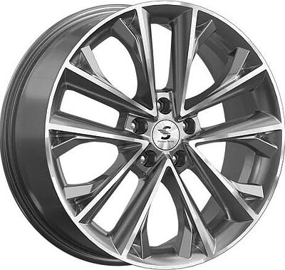 Скад КР012 Tiguan/Kodiaq 7x18 5x112 ET 43 Dia 57.1 Diamond Gloss Graphite