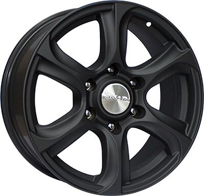Скад Скала 7.5x17 6x139.7 ET 25 Dia 106.2 черный матовый