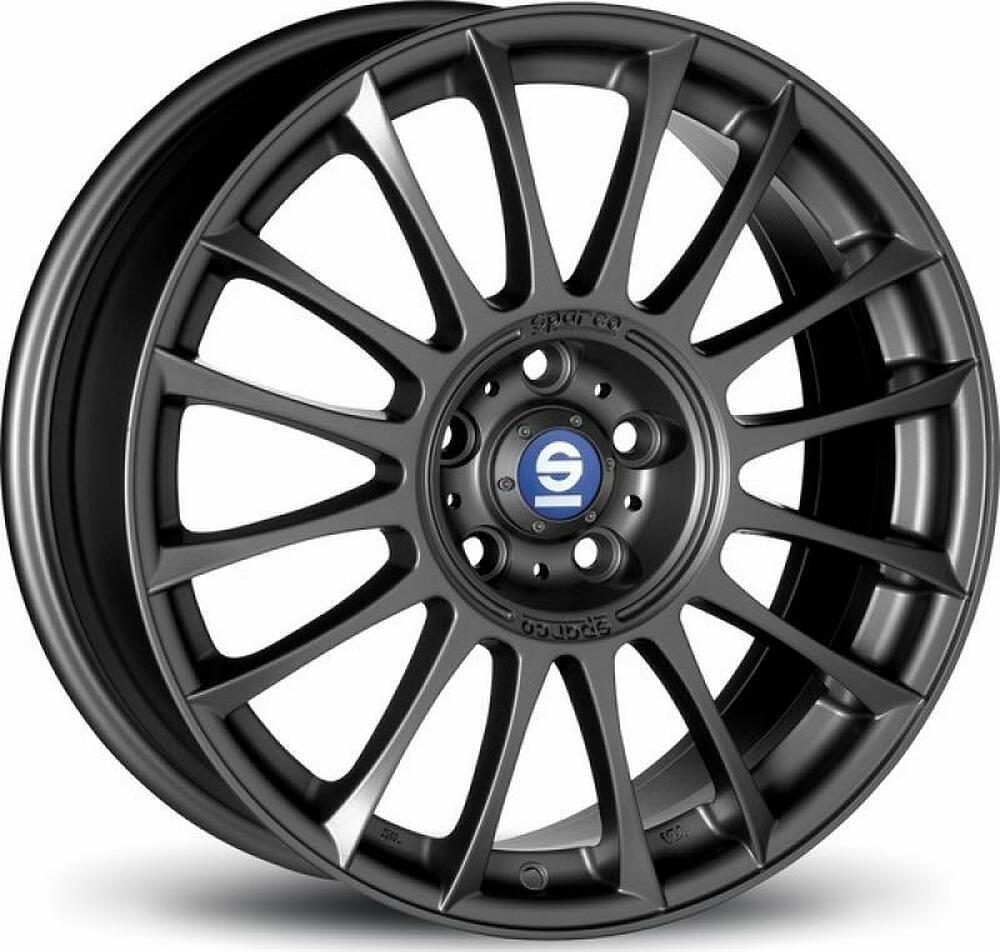 Sparco Pista 7x16 5x100 ET 35 Dia 68 MATT SILVER TECH