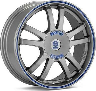 Sparco Rally 7x16 5x108 ET 40 Dia 73.1 MATT SILVER TECH