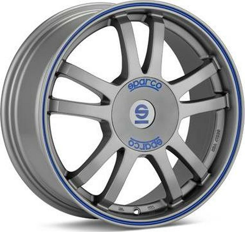 Sparco Rally 7x16 4x108 ET 25 Dia 73.1 MATT SILVER TECH