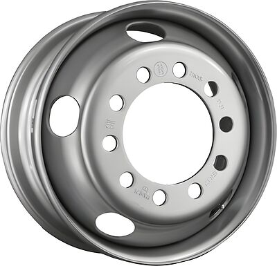 SRW 10/225/176/135 6x17 10x225 ET 135 Dia 176 Silver