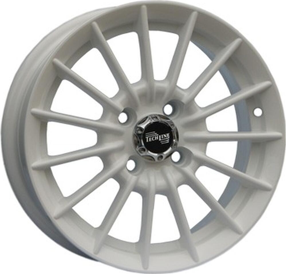 Tech Line TL406 5.5x14 4x98 ET 35 Dia 58.6 White