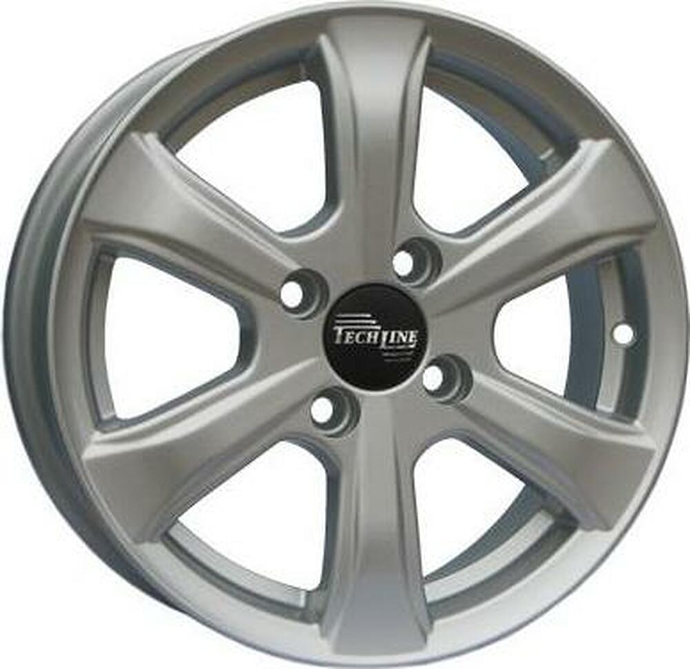 Tech Line TL408 5.5x14 4x100 ET 43 Dia 60.1 Platinum