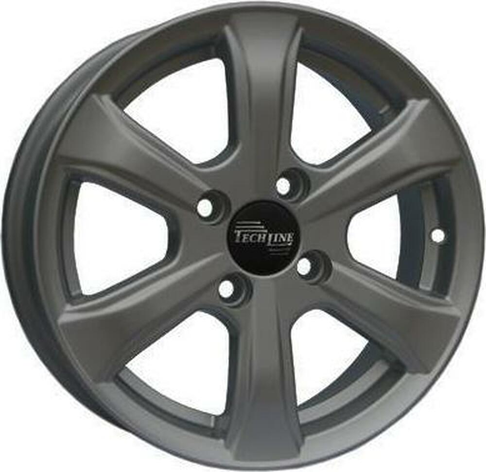 Tech Line TL408 5.5x14 4x100 ET 43 Dia 60.1 Platinum