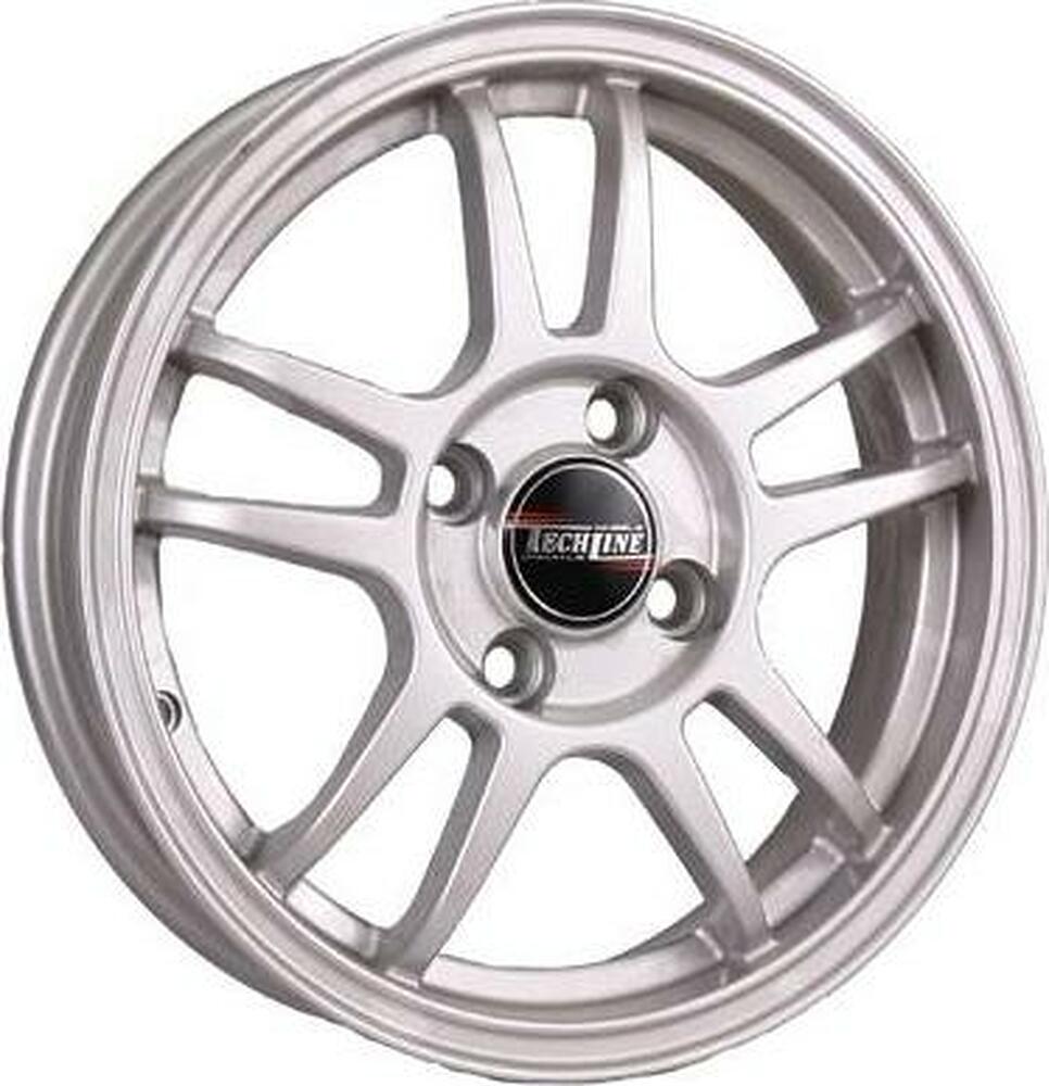 Tech Line TL417 5x14 4x100 ET 43 Dia 60 Silver