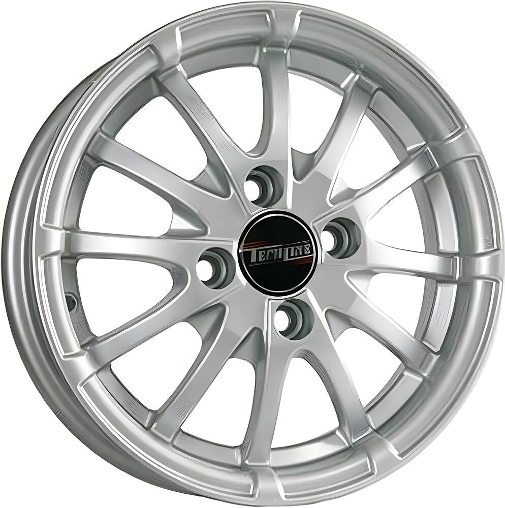 Tech Line TL420 5.5x14 4x100 ET 43 Dia 67.1 silver