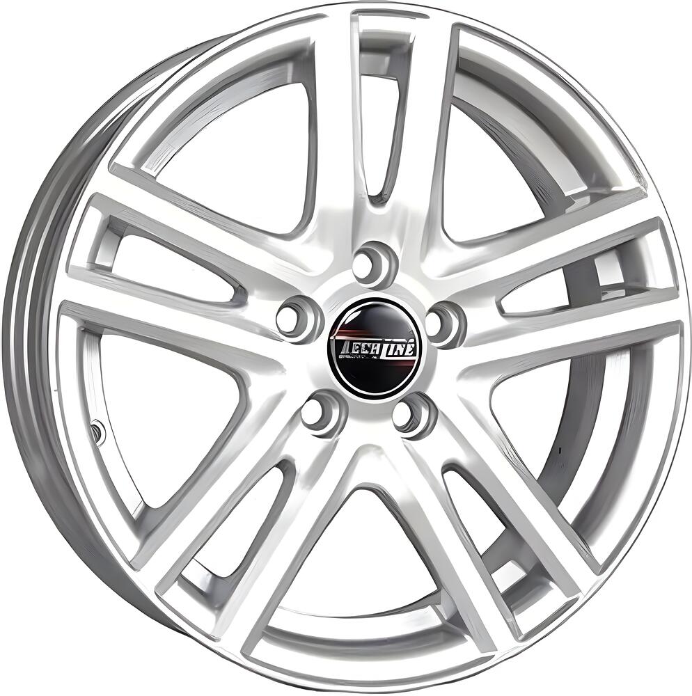 Tech Line TL429 5.5x14 4x100 ET 43 Dia 67.1 silver