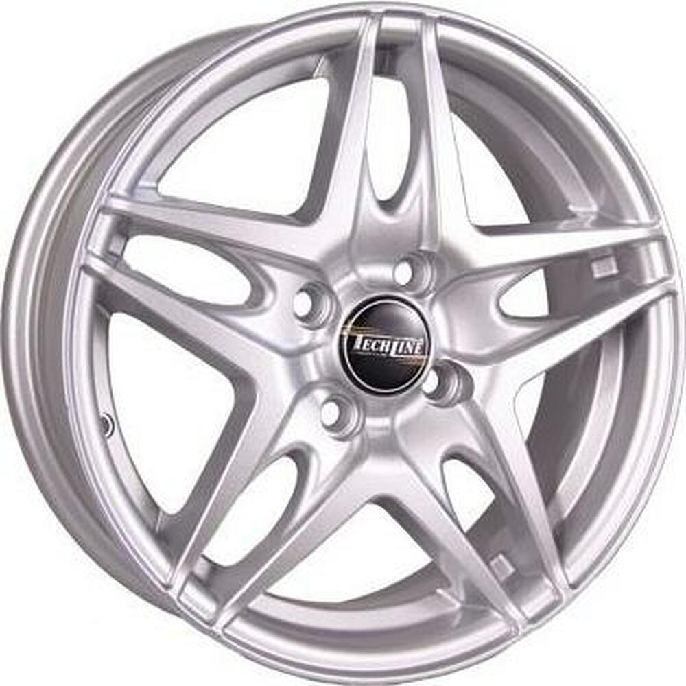 Tech Line TL430 5.5x14 4x100 ET 43 Dia 60.1 Silver