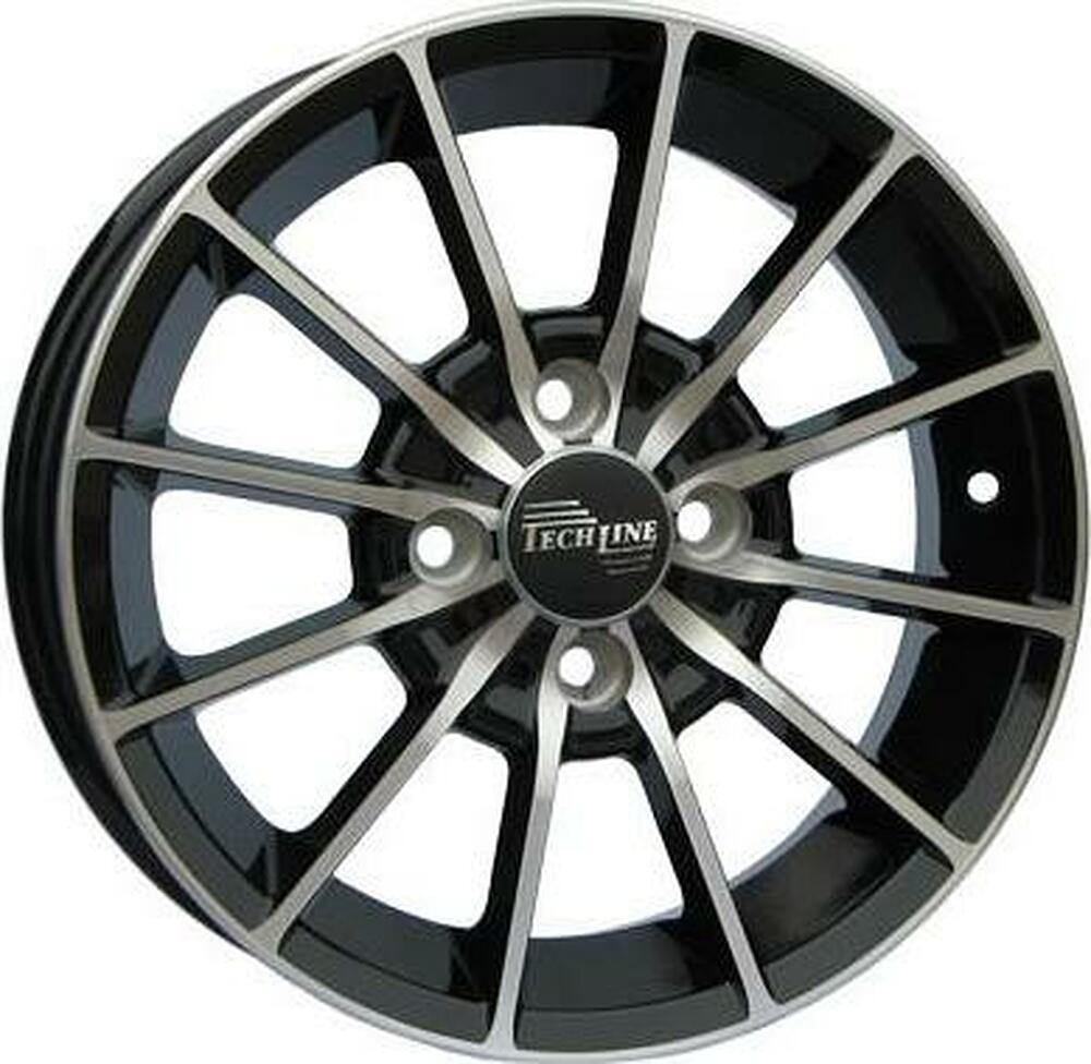 Tech Line TL432 5x14 4x98 ET 35 Dia 58.6 black