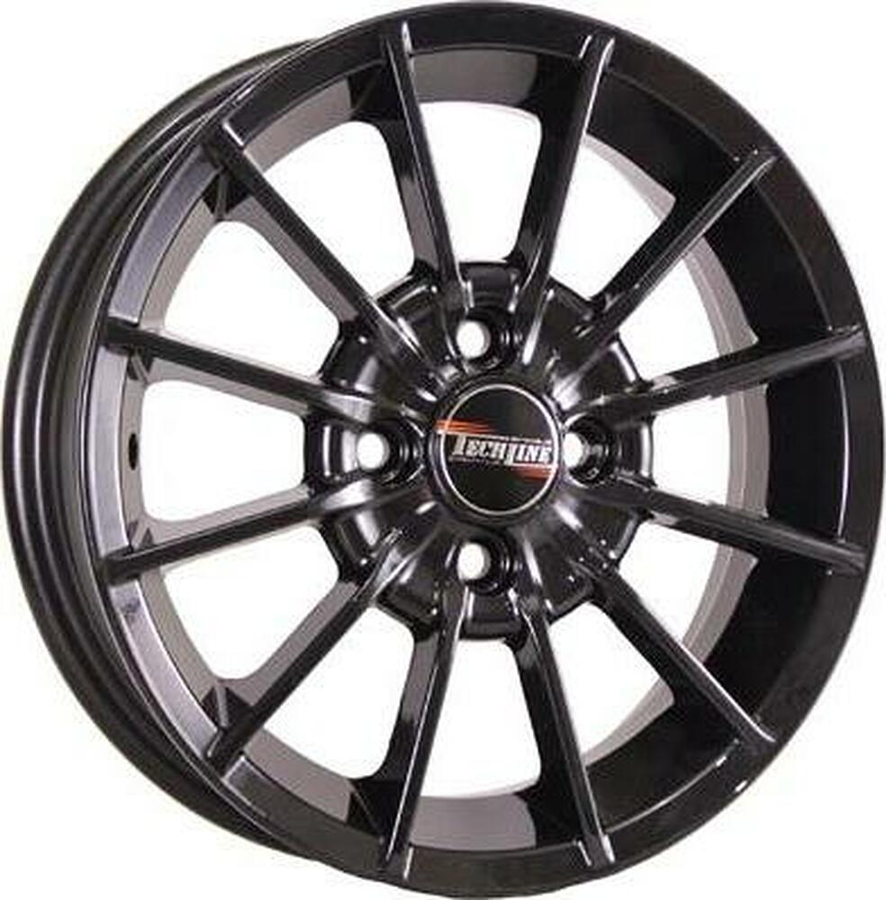 Tech Line TL432 5x14 4x98 ET 35 Dia 58.6 black