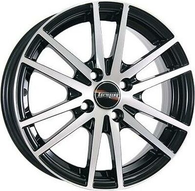 Tech Line TL535 6x15 4x100 ET 45 Dia 67.1 BL