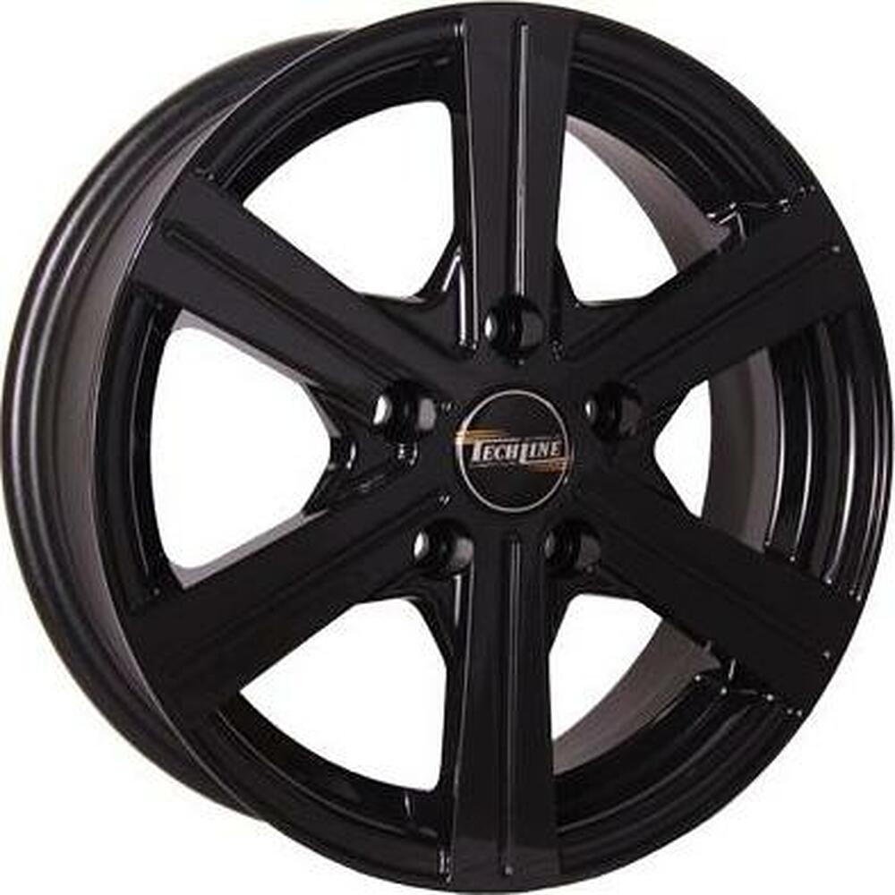 Tech Line TL544 6x15 5x105 ET 39 Dia 56.6 BL