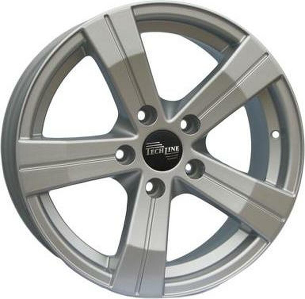 Tech Line TL602 7x16 4x114.3 ET 40 Dia 67.1 silver