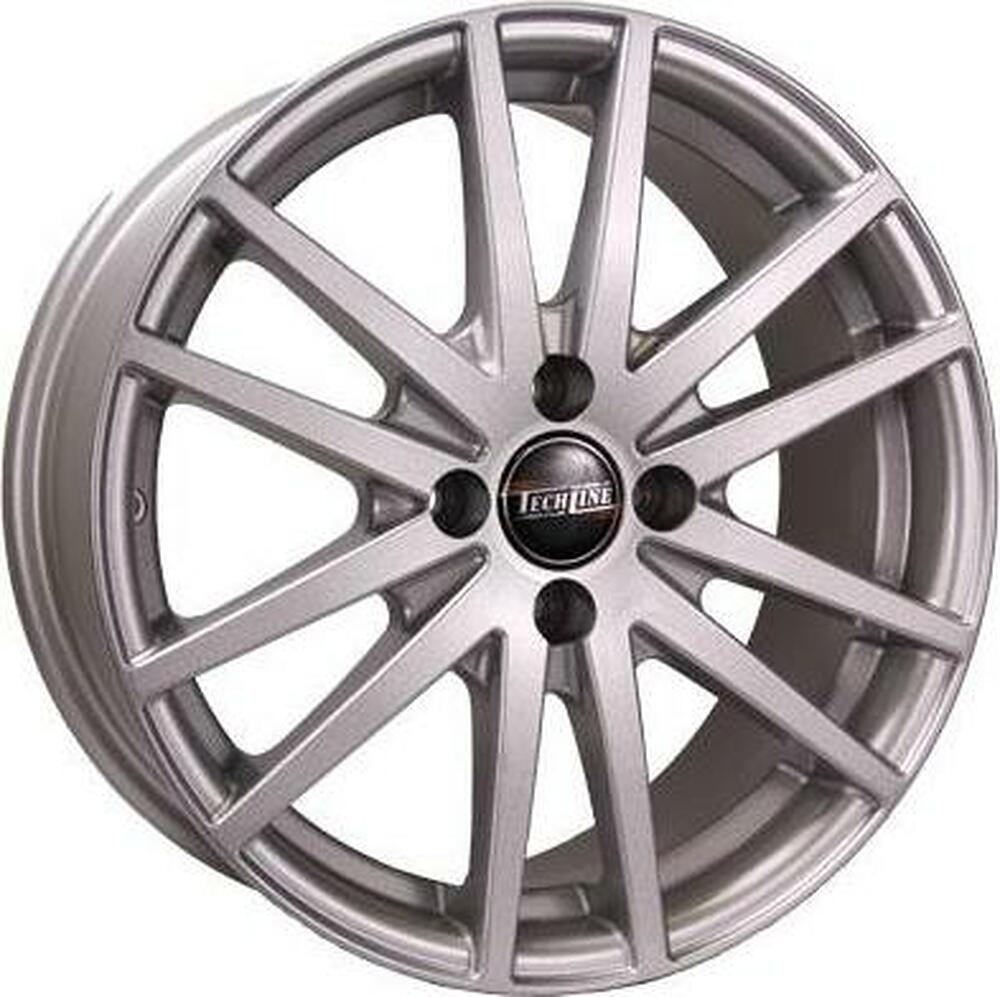 Tech Line TL605 7x16 4x100 ET 40 Dia 67.1 silver