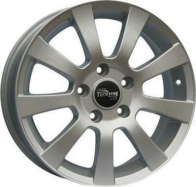 Tech Line TL607 6.5x16 5x114.3 ET 45 Dia 60.1 silver