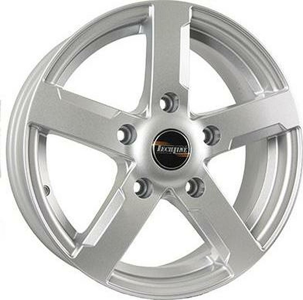 Tech Line TL618 6.5x16 5x130 ET 40 Dia 84.1 silver