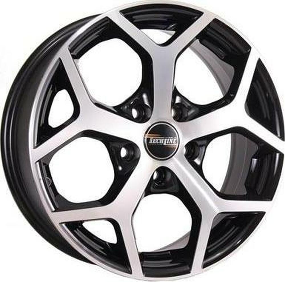 Tech Line TL721 7.5x17 5x108 ET 50 Dia 63.4 Platinum