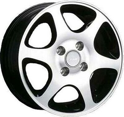 TG Racing LZ 024 6x14 4x98 ET 38 Dia 58.5 BLACK POL