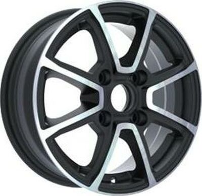 TG Racing LZ 749 5.5x14 4x100 ET 43 Dia 60.1 BLK POL