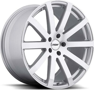 TSW Brooklands 8x19 5x114.3 ET 30 Dia 76 silver