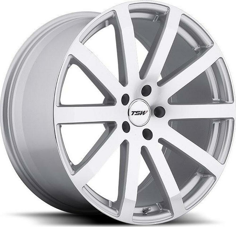 TSW Brooklands 8x19 5x114.3 ET 30 Dia 76 silver