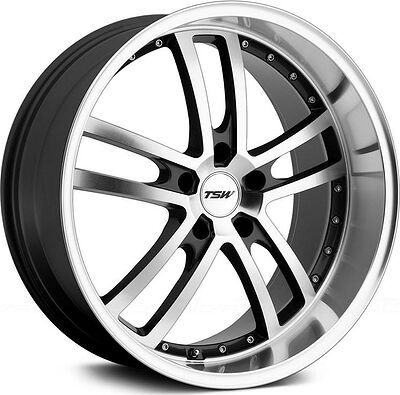 TSW Cadwell 8x18 5x114.3 ET 40 Dia 76 Gunmetal Mirror Cut Face