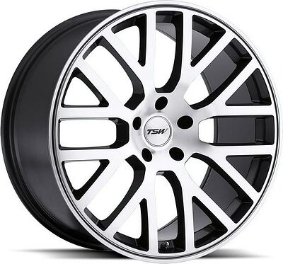 TSW Donington 8x18 5x114.3 ET 42 Dia 76 Gunmetal Machined Cut Face
