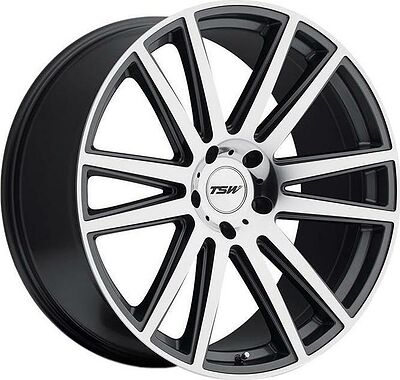 TSW Gatsby 8.5x20 5x120 ET 35 Dia 76 Matte Black